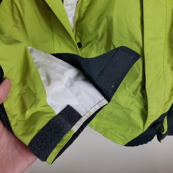 Columbia core jacket hooded green grey womens L - Picture 7 of 8